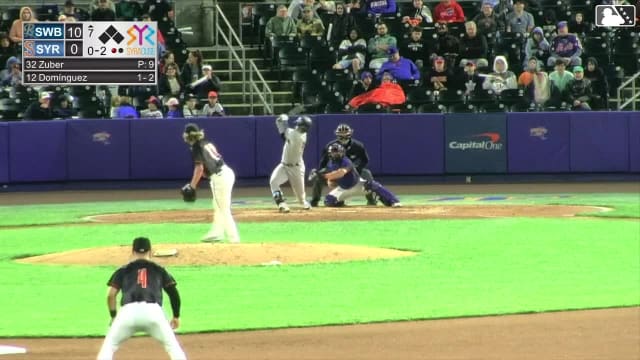 Tyler Zuber strikes out Jasson Domínguez