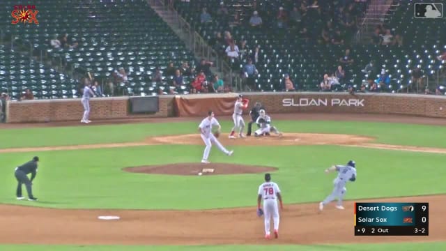 Owen Carey singles on a line drive to center fielder Jake Cook, deflected by left fielder Aaron Parker. Chase Harlan scores. Colby Shelton to 3rd.