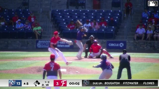 Jaden Fauske singles on a ground ball to center fielder Cristhian Vaquero. Christian Gonzalez scores. Jake Berkland to 3rd.