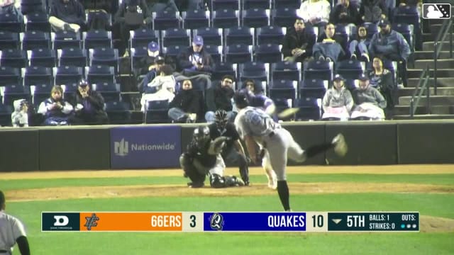 Eduardo Quintero's seventh homer of the year