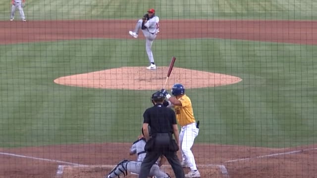 Daury Vasquez's fifth strikeout of outing