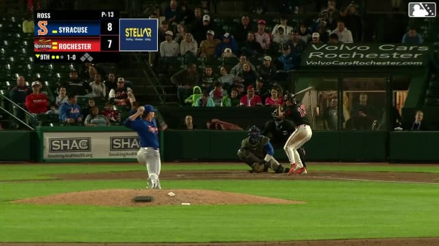 Yohandy Morales homers (12) on a fly ball to center field.