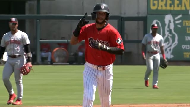 Braden Montgomery laces a solo homer