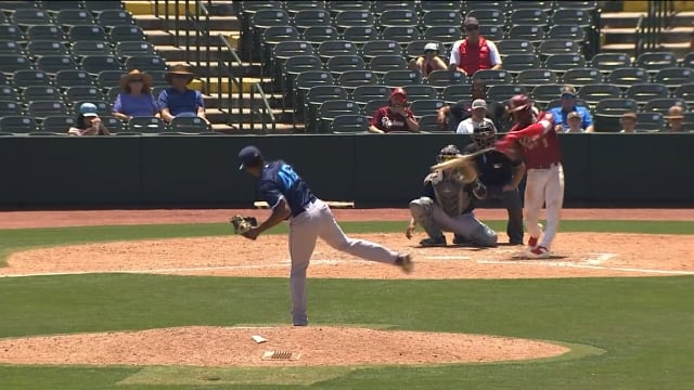 Sebastian Walcott's two-run homer