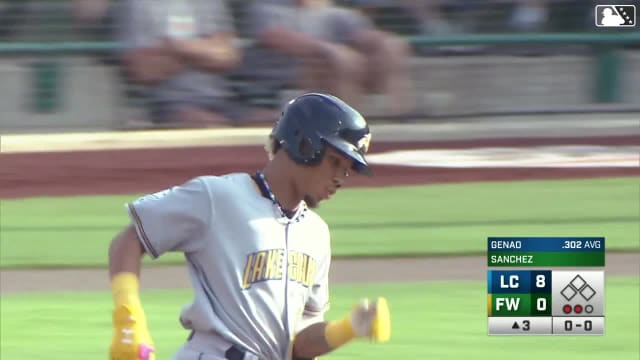Angel Genao's two-run home run