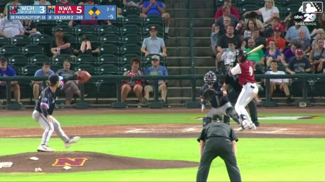 Daniel Vazquez singles on a line drive to left fielder Graham Brown. Sam Kulasingam scores. Spencer Nivens to 2nd.