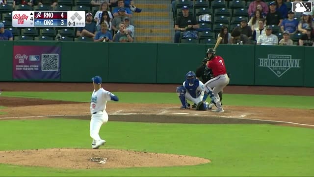 Tommy Troy homers (3) on a fly ball to left center field.