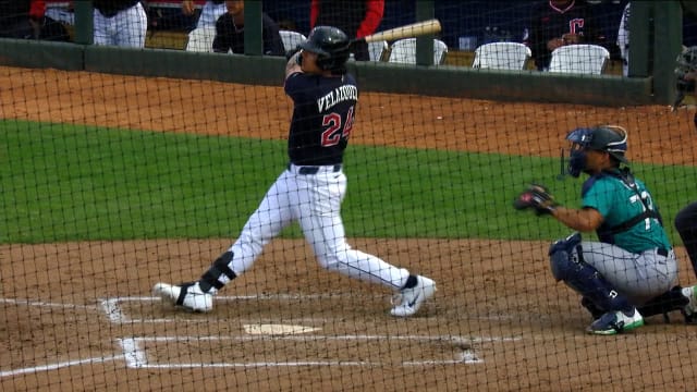 Ralphy Velazquez's RBI single