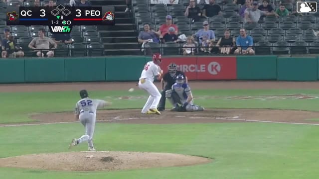 Yairo Padilla homers (1) on a fly ball to right center field.