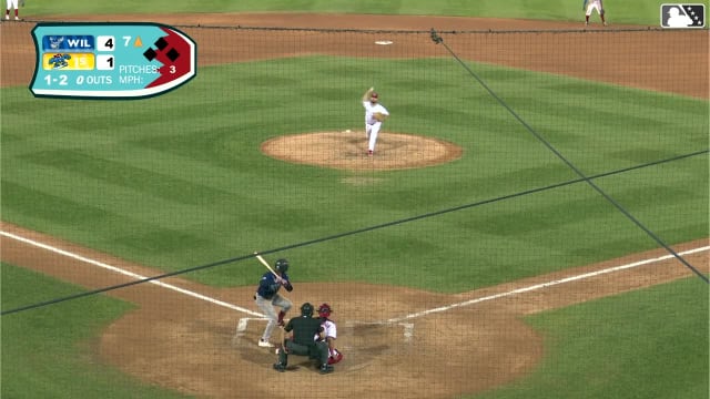 Ronny Cruz homers (11) on a fly ball to right center field.