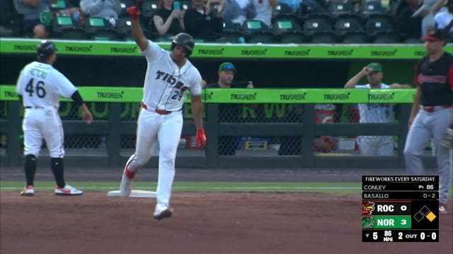 Samuel Basallo notches three extra-base hits