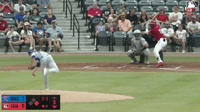 Jay Allen II homers (13) on a fly ball to right center field. Kien Vu scores.
