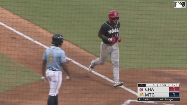 Héctor Rodríguez's solo home run