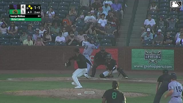 George Wolkow homers (6) on a fly ball to right field. Boston Smith scores. Grant Magill scores.