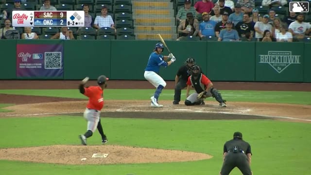 Noah Miller singles on a ground ball to center fielder Scott Bandura. Eliezer Alfonzo scores. Austin Gauthier to 3rd.
