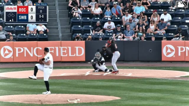 Seaver King homers (6) on a fly ball to center field.