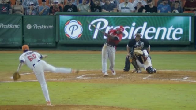 Héctor Rodríguez's solo home run