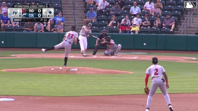 Chase DeLauter's second homer of the year