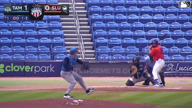 Antonio Jimenez homers (3) on a fly ball to left center field.