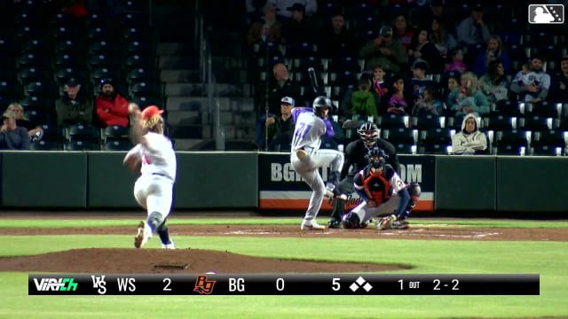 Yoniel Curet's eighth strikeout