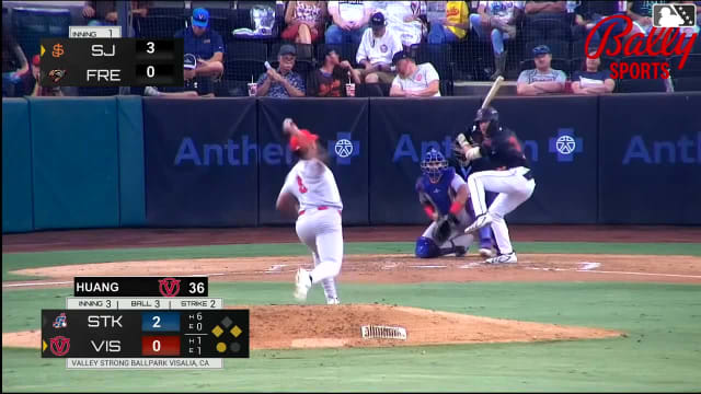 Carson Kerce doubles (6) on a sharp line drive to right fielder Gavin Turley. Victor Santana scores. Adriel Radney to 3rd.