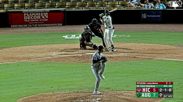 Conor Essenburg singles on a ground ball to left fielder Marcos Torres. Luis Guanipa scores.