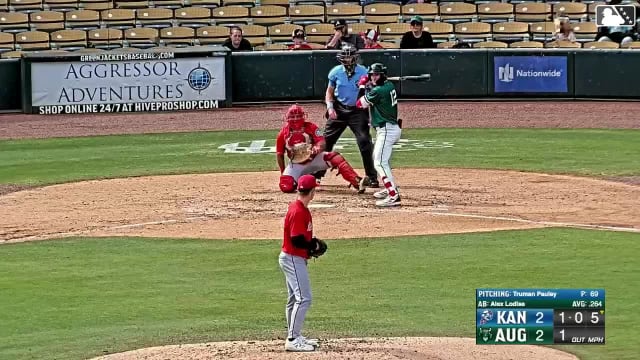 Alex Lodise's two-run homer
