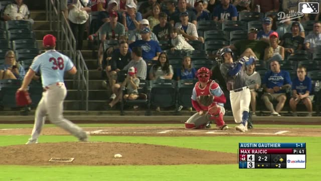 Austin Gauthier's two-run home run