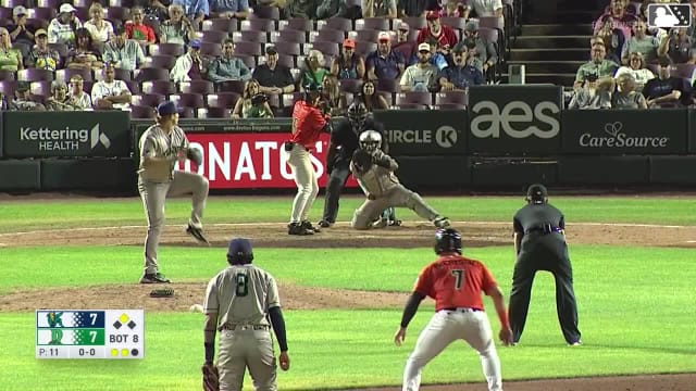 Tyson Lewis homers (3) on a line drive to left center field. Ryan McCrystal scores.