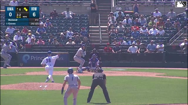 Gavin Cross homers (14) on a fly ball to right field. Brett Squires scores. Peyton Wilson scores.