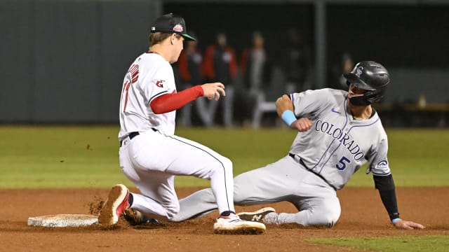 Skyler Messinger reaches base three times in win