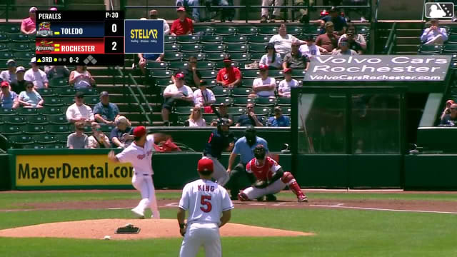 Luis Perales Swinging Strike to Cal Stevenson