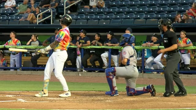 Andrew Fischer's 40th minor league homer of the year