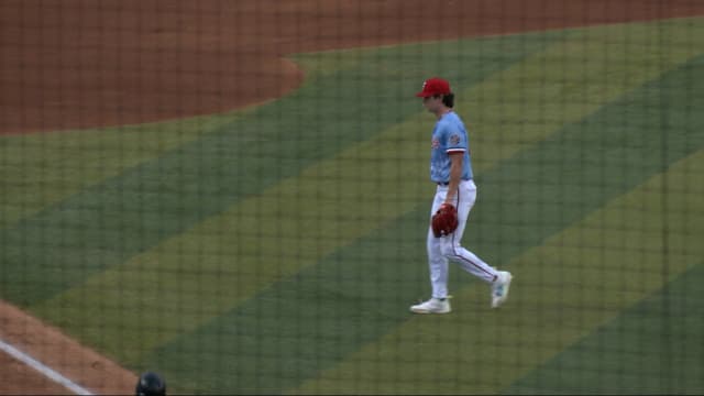 Landon Harmon strikes out five