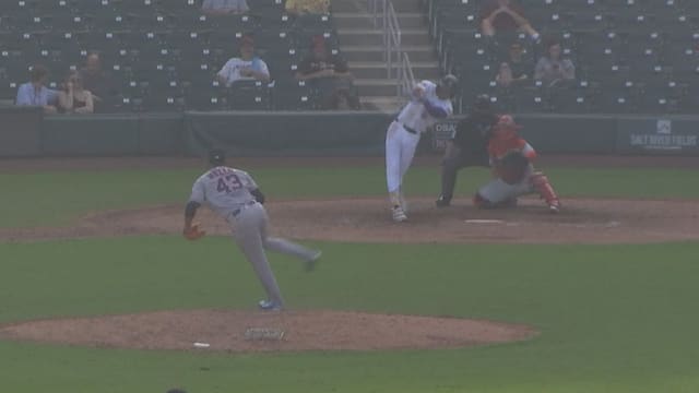 Andy Perez's two-run triple