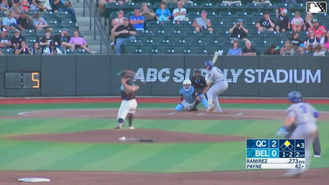 Ramon Ramirez singles on a ground ball to right fielder Wilfredo Lara. Blake Mitchell scores.