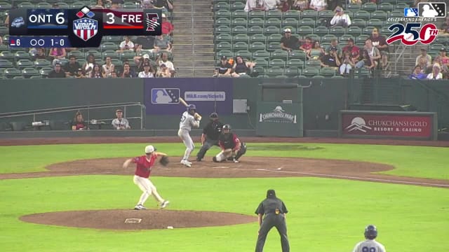 Kendall George singles on a ground ball to right fielder Cameron Nelson. Landyn Vidourek scores. Bryan Gonzalez Garcia to 3rd. Mairoshendrick Martinus to 2nd.