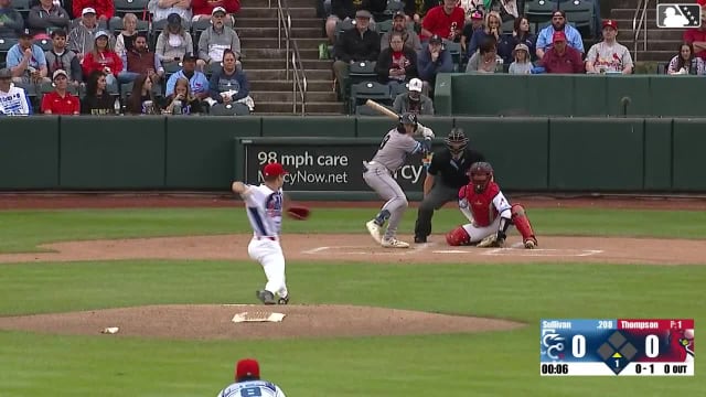Joseph Sullivan homers (7) on a fly ball to right field.