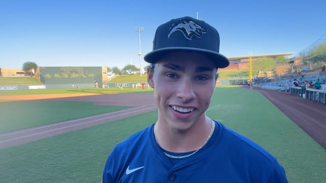 Jonny Farmelo on trying to find groove at the plate