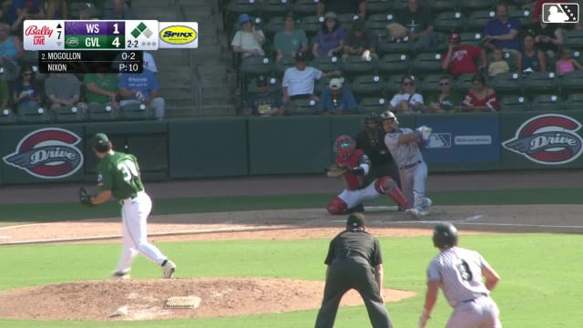 Javier Mogollon singles on a line drive to center fielder Owen Hull. Derek Cerda scores. Ely Brown to 3rd.