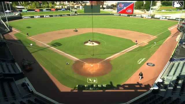 Justin Gonzales singles on a line drive to left fielder Marcos Torres. Antonio Anderson scores.