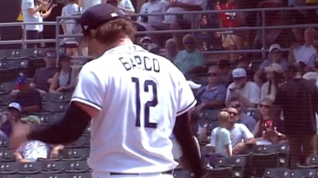 Hunter Barco fans three in six one-hit frames