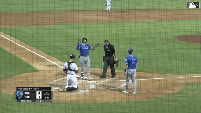 Alex Freeland's two-run homer