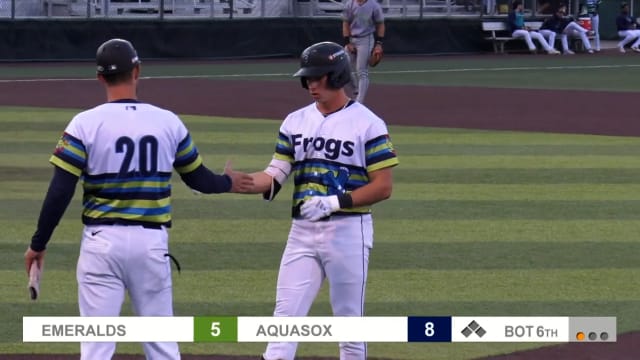 Jonny Farmelo finishes a homer shy of the cycle