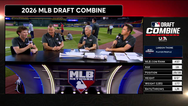 Landon and Jim Thome talk Draft Combine