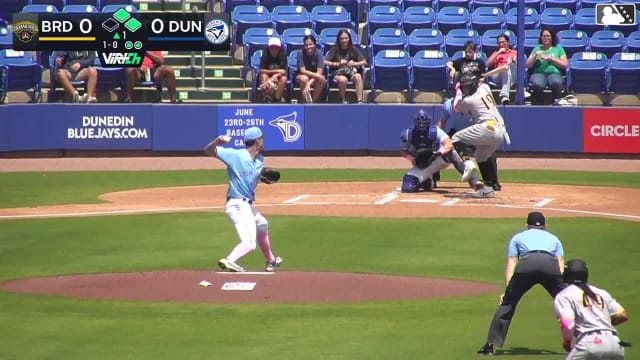 Edgleen Perez singles on a line drive to left fielder Austin Smith. Jhostynxon Garcia scores. Eddie King Jr. to 3rd.