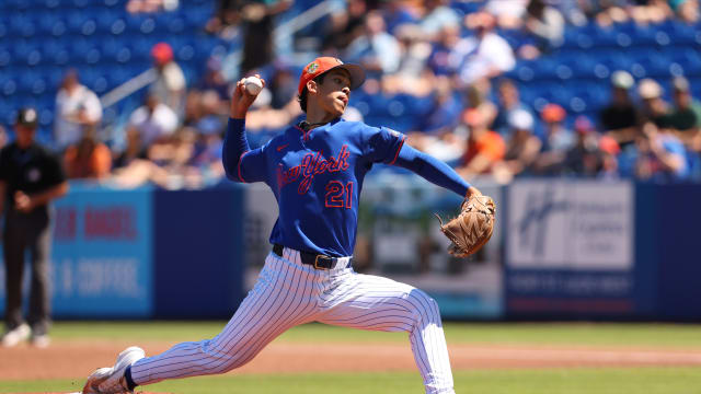 Jonah Tong sets down five Astros' hitters