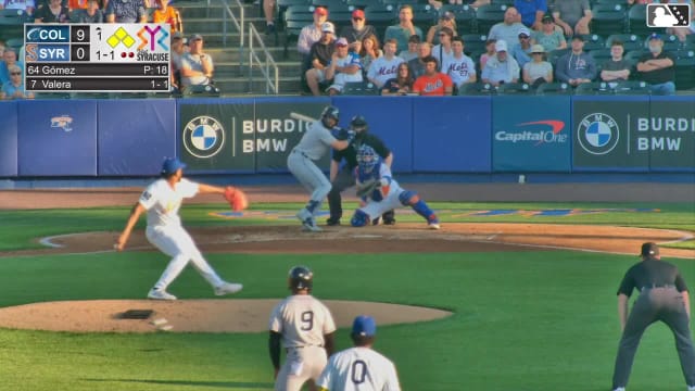 George Valera singles on a ground ball to right fielder Jose Ramos. Daniel Schneemann scores. Kahlil Watson scores. Ralphy Velazquez to 3rd.