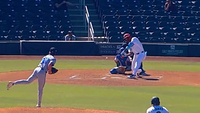 Jorgelys Mota's 455-foot home run in Fall League