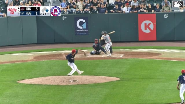 Jancel Villarroel singles on a line drive to center fielder Elijah Green. Maui Ahuna scores.